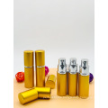 Empty Aluminium Perfume Atomizer 10ml Fine Mist Spray Bottle Golden Color Atomizer